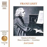Liszt Complete Piano Music, Vol. 8: Sonata in B Minor, 2 Legendes & Gretchen