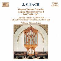 Bach, J.S.: Organ Chorales From the Leipzig Manuscript, Vol. 2