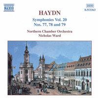 Haydn: Symphonies, Vol. 20 (Nos. 77, 78, 79)
