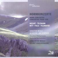 Mozart: Horn Concertos - K. 412, 417, 447, 495 / Telemann, G.P.: Ouverture (Suite) in F Major / Fiala, J.: Concerto for 2 Horns