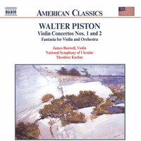 Walter Piston: Works for Violin & Orchestra