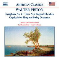 Piston: Symphony No. 4 / Three New England Sketches