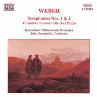 Weber: Symphonies Nos. 1 and 2 / Turandot Overture / Silvana