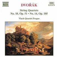 Dvorak, A.: String Quartets, Vol. 4 (Vlach Quartet) - Nos. 10, 14