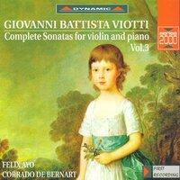 Viotti: Violin Sonatas (Complete), Vol. 3