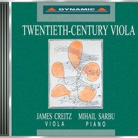 Viola Music (20Th Century): Britten: Lachrymae / Shostakovich: Viola Sonata / Enescu: Concertstuck / Stravinsky: Elegie