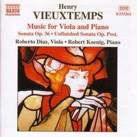 Vieuxtemps: Viola and Piano Music