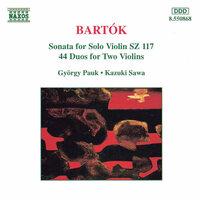 Bartok: Violin Sonata, Sz. 117 / 44 Violin Duos, Sz. 98