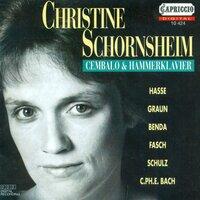 Keyboard Recital: Schornsheim, Christine [Harpsichord, Fortepiano] - Hasse, J.A. / Graun, C.H. / Benda, G. / Fasch, C.F.C. / Bach, C.P.E.