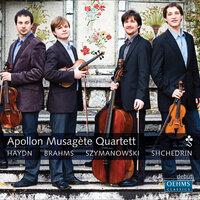 Apollon Musagète Quartett - Haydn, Brahms, Szymanowski, Shchedrin