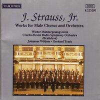 STRAUSS II, J.: Works for Male Chorus and Orchestra