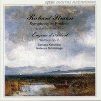 Strauss: Symphony No. 2  - Albert: Waltzes for Piano 4 Hands