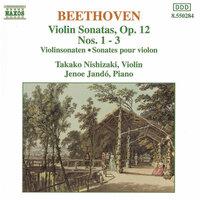Beethoven: Violin Sonatas Op. 12,  Nos. 1-3