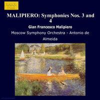 Malipiero: Symphonies Nos. 3 and 4