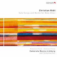 Christian Ridil: Solo Songs & Works for Male Choir