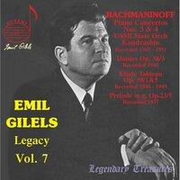 Emil Gilels Legacy, Vol. 7: Rachmaninoff