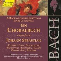 J.S. Bach: A Book of Chorale-Settings – Incidental Festivities & Psalms
