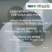 Early Romantic Music for Viola & Piano