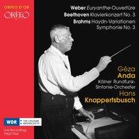 Weber, Beethoven & Brahms: Orchestral Works