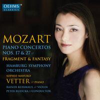 Mozart: Concertos & Fantasia in C Minor, K. 396