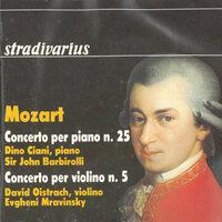 Mozart: Piano Concerto No. 25 & Violin Concerto No. 5 "Turkish"