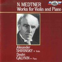 Medtner: Works for Violin and Piano