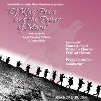 Of War, Peace and the Power of Music