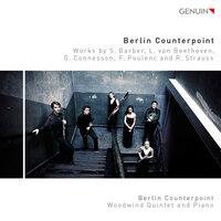Barber, Beethoven, Connesson, Poulenc & Strauss: Works for Woodwind Quintet & Piano