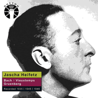 Jascha Heifetz plays Bach, Vieuxtemps & Gruenberg