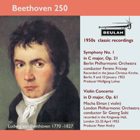 Beethoven 250 Symphony No. 1, Violin Concerto