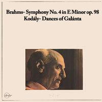 Brahms- Symphony No. 4 in E minor op. 98/Kodály- Dances of Galánta