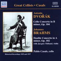 Dvorak: Cello Concerto - Brahms: Double Concerto