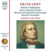 Liszt Complete Piano Music, Vol. 30: Soirées italiennes, Paganini Études & Impromptu brillant sur des thèmes de Rossini et Spontini