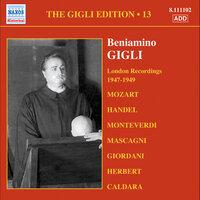Gigli, Beniamino: Gigli Edition, Vol. 13: London Recordings (1947-1949)