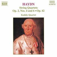 Haydn: String Quartets Op. 42 and Op. 2, Nos 4 and 6