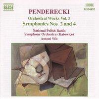 Penderecki: Symphonies Nos. 2 and 4