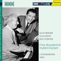 Vocal Recital: Wunderlich, Fritz - Schumann, R. / Schubert, F. / Beethoven, L. Van