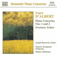 Albert: Piano Concertos Nos. 1 and 2 / Esther Overture