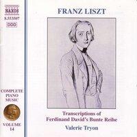 Liszt Complete Piano Music, Vol. 14: Bunte Reihe