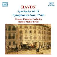 Haydn: Symphonies, Vol. 28 (Nos. 37, 38, 39, 40)
