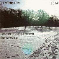 Shostakovich: First Recordings