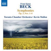 Beck: Symphonies, Op. 3, Nos. 1-4