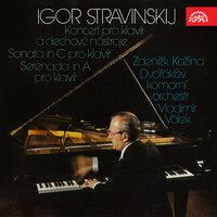 Stravinskij: Koncert pro klavír a dechové nástroje, Sonata in C a Serenada in A pro klavír