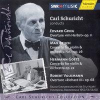 Grieg: In Autumn - Bruch: Violin Concerto No. 1 - Goetz: Violin Concerto (1952, 1953, 1954, 1960)