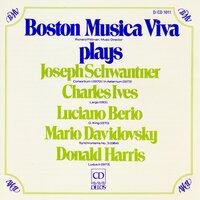Schwantner, J.: Consortium I / In Aeternum / Ives, C.: Largo for Violin, Clarinet and Piano / Davidovsky, M.: Synchronisms No. 3