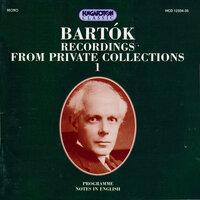 Bartok: Bartok Recordings From Private Collections, Vol. 1-2