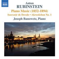 Rubinstein: Piano Music (1852-1894)