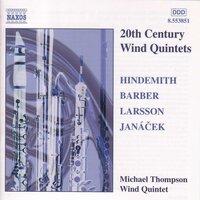 Hindemith / Barber / Larsson / Janacek: Wind Quintets