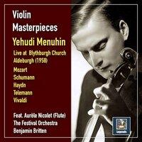 Violin Masterpieces: Yehudi Menuhin Live at Blythburgh Church, Aldeburgh, 1958