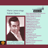 Mario Lanza Sings Italian Opera